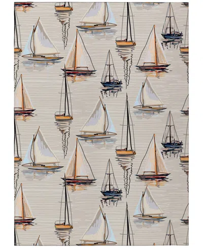 D Style Harbor Ha8 2'6" X 3'10" Area Rug In Ivory