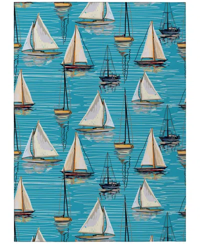 D Style Harbor Ha8 2'6" X 3'10" Area Rug In Mist
