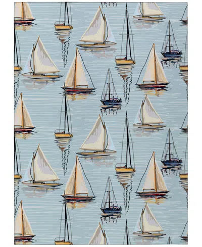 D Style Harbor Ha8 3' X 5' Area Rug In Teal