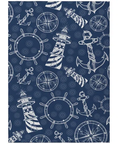 D Style Harbor Ha9 3' X 5' Area Rug In Gray