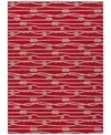D Style Harbor Washable Ha7 5' X 7'6" Area Rug In Red