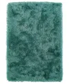 D Style Impact Ia100 5' X 7' 6" Shag Area Rug In Teal