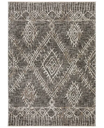 D Style Izmir Iz1 3'3" X 5'3" Area Rug In Black