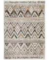 D Style Izmir Iz2 5'3" X 7'8" Area Rug In Taupe