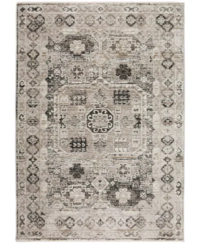 D Style Izmir Iz4 5'3" X 7'8" Area Rug In Black