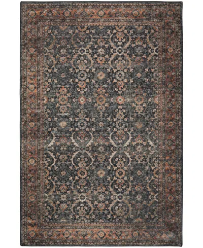 D Style Jericho Jc1 3' X 5' Area Rug In Charcoal