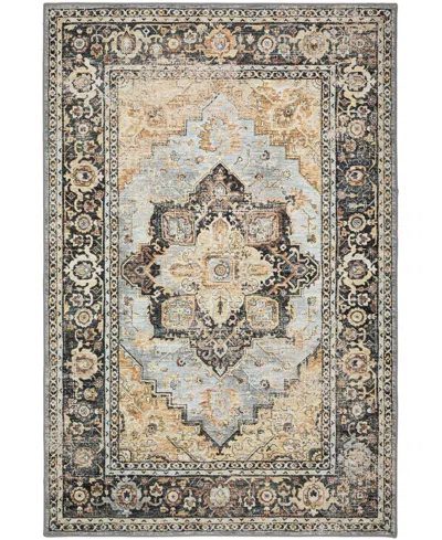 D Style Jericho Jc2 2' X 3' Area Rug In Charcoal