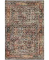 D Style Jericho Jc3 2' X 3' Area Rug In Charcoal