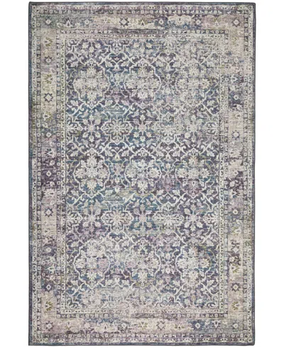 D Style Jericho Jc3 2' X 3' Area Rug In Purple