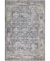 D Style Jericho Washable Jc3 3' X 5' Area Rug In Purple