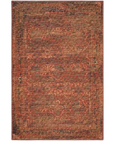 D Style Jericho Jc3 5' X 7'6" Area Rug In Paprika