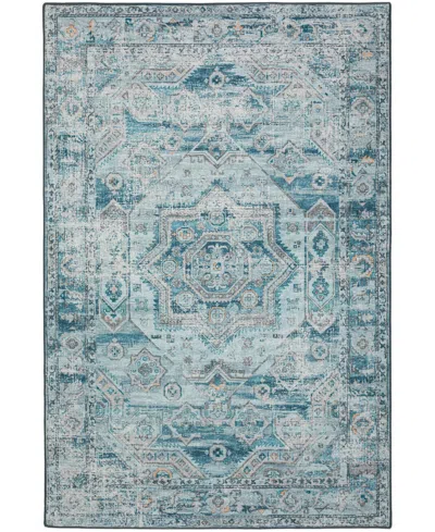 D Style Jericho Jc5 3' X 5' Area Rug In Denim