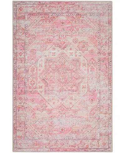 D Style Jericho Jc5 3' X 5' Area Rug In Rose