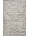 D Style Jericho Washable Jc5 3' X 5' Area Rug In Silver Tone