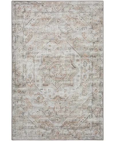 D Style Jericho Jc5 3' X 5' Area Rug In Silver Tone
