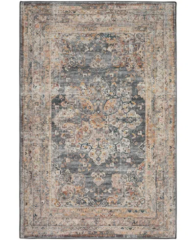 D Style Jericho Jc6 2' X 3' Area Rug In Charcoal