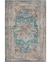 D Style Jericho Jc6 2' X 3' Area Rug In Turquoise
