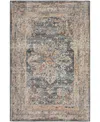D Style Jericho Jc6 3' X 5' Area Rug In Charcoal