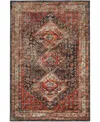 D Style Jericho Washable Jc9 5' X 7'6" Area Rug In Maroon