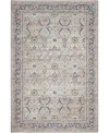 D Style Basilic Bas1 Area Rug In Charcoal