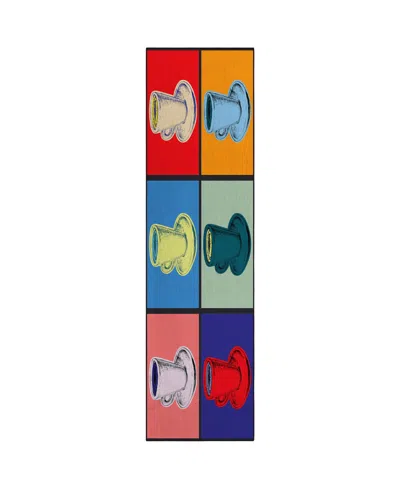 D Style Kendall Kitchen Ke10 2'3" X 7'6" Runner Area Rug In Multi