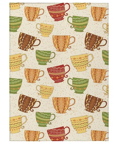 D Style Kendall Kitchen Ke15 10' X 14' Area Rug In Ivory