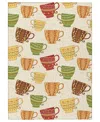 D Style Kendall Kitchen Ke15 3' X 5' Area Rug In Ivory