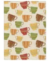 D Style Kendall Kitchen Ke15 9' X 12' Area Rug In Ivory
