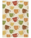 D Style Vertes Kitchen Vrt15 Area Rug In Ivory
