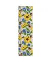 D Style Kendall Kitchen Ke16 2'3" X 7'6" Runner Area Rug In Yellow