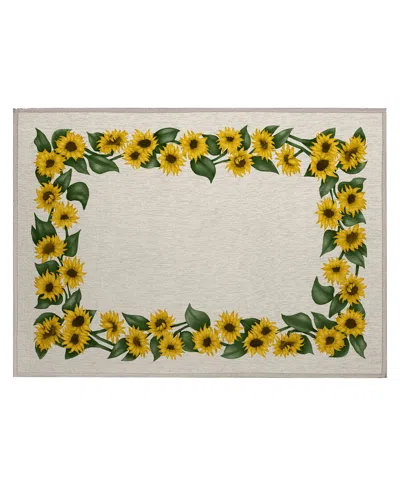 D Style Kendall Kitchen Ke17 1'8" X 2'6" Area Rug In Beige