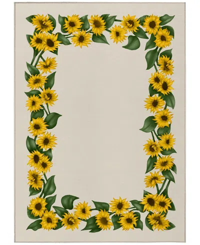 D Style Kendall Kitchen Ke17 8' X 10' Area Rug In Beige