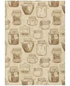 D Style Kendall Kitchen Ke18 9' X 12' Area Rug In Camel