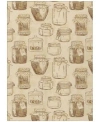 D Style Vertes Kitchen Vrt18 Area Rug In Camel