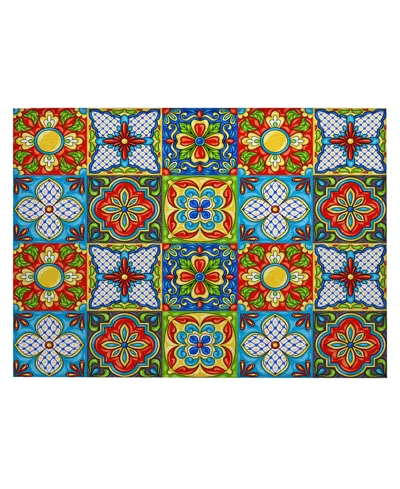 D Style Kendall Kitchen Ke20 1'8" X 2'6" Area Rug In Multi