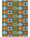D Style Kendall Kitchen Ke20 5' X 7'6" Area Rug In Multi