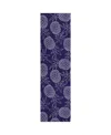D Style Kendall Kitchen Ke6 2'3" X 7'6" Runner Area Rug In Navy