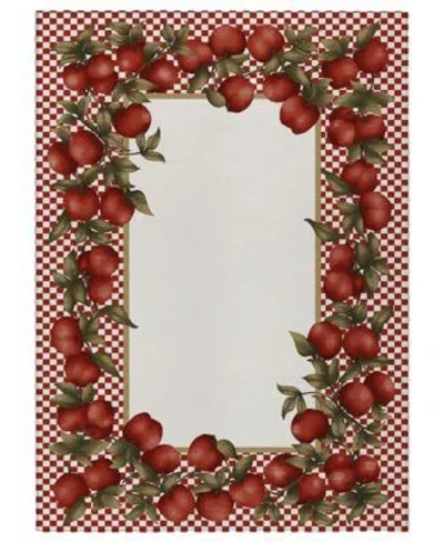 D Style Vertes Kitchen Vrt9 Area Rug In Red