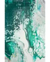 D Style Kikiamo Kk10 5' X 7'6" Area Rug In Jade