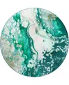 D Style Kikiamo Kk10 8' X 8' Round Area Rug In Jade