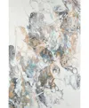 D Style Kikiamo Kk11 3' X 5' Area Rug In Gray