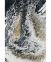 D Style Splash Spl13 Area Rug In Black