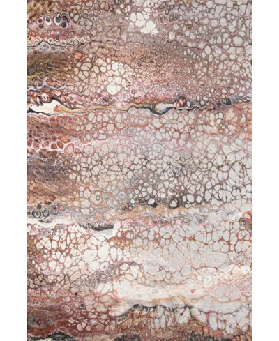 D Style Kikiamo Kk15 5' X 7'6" Area Rug In Rust