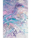 D Style Kikiamo Kk19 5' X 7'6" Area Rug In Lavender