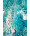 D Style Kikiamo Kk4 3' X 5' Area Rug In Turquoise