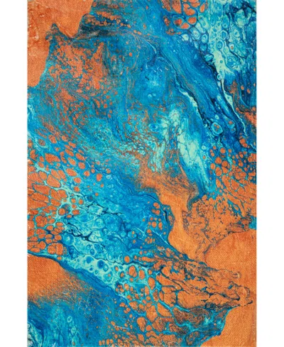 D Style Kikiamo Kk8 3' X 5' Area Rug In Ocean