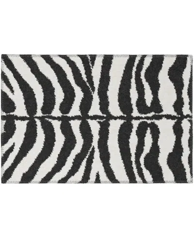 D Style Mali Ml1 1'8" X 2'6" Area Rug In Ivory