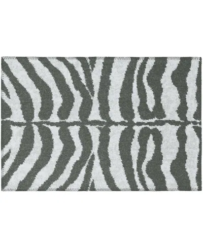 D Style Mali Ml1 1'8" X 2'6" Area Rug In Onyx