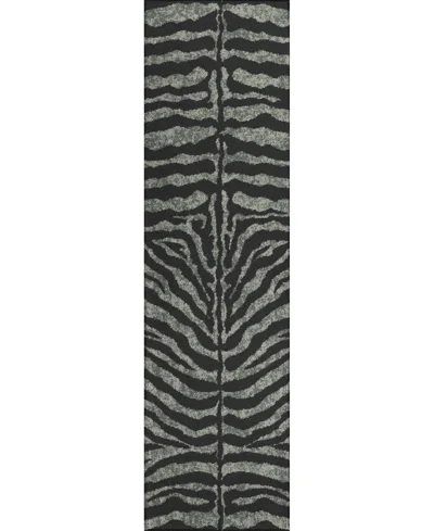 D Style Mali Ml1 2'3" X 10' Runner Area Rug In Midnight