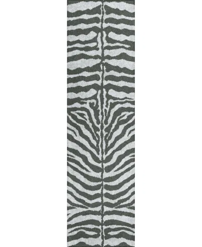 D Style Mali Ml1 2'3" X 12' Runner Area Rug In Onyx